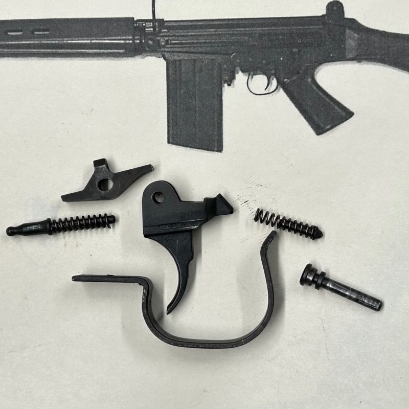 FN FAL Grilletto, ponticello e minuterie