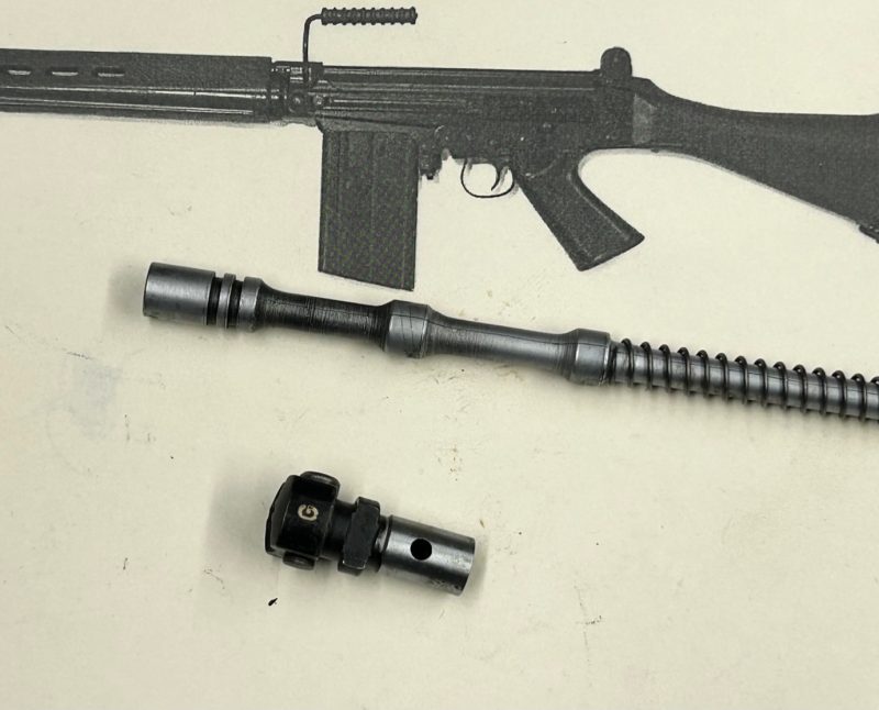 FN FAL Pistone, molla e tappo presa gas