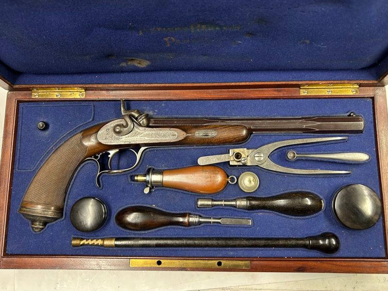 Pistola da tiro a luminello GASTINNE RENETTE in cassetta