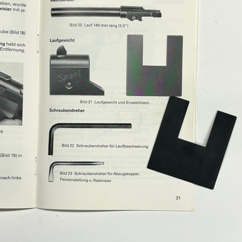 HK P9S Sport, distanziale per contrappeso - immagine 2