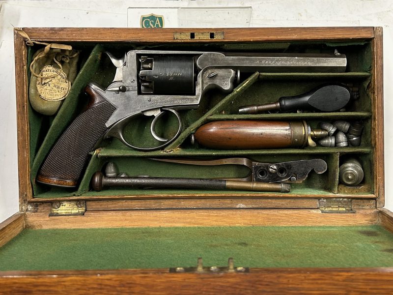 BEAUMONT ADAMS 1856 in cassetta, marchi armeria di Dublino