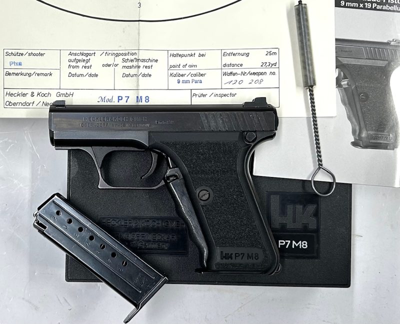 HECKLER & KOCH P7 M8 ~ 9mm x19 ~ 1995 NIB