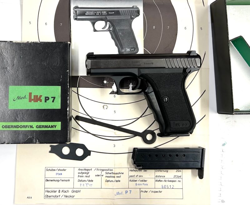HECKLER & KOCH P7 9mm x19 ~ Full Set 1987