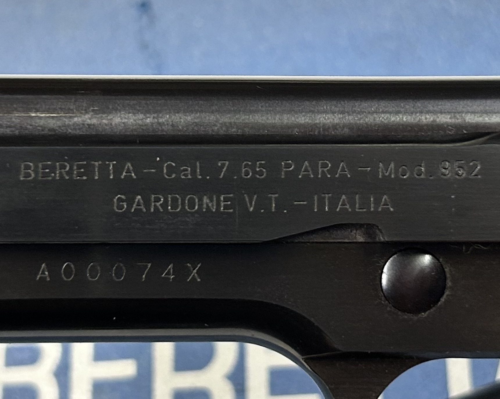 BERETTA Mod. 952 1974 ~ 7,65 e 9mm Para - immagine 3