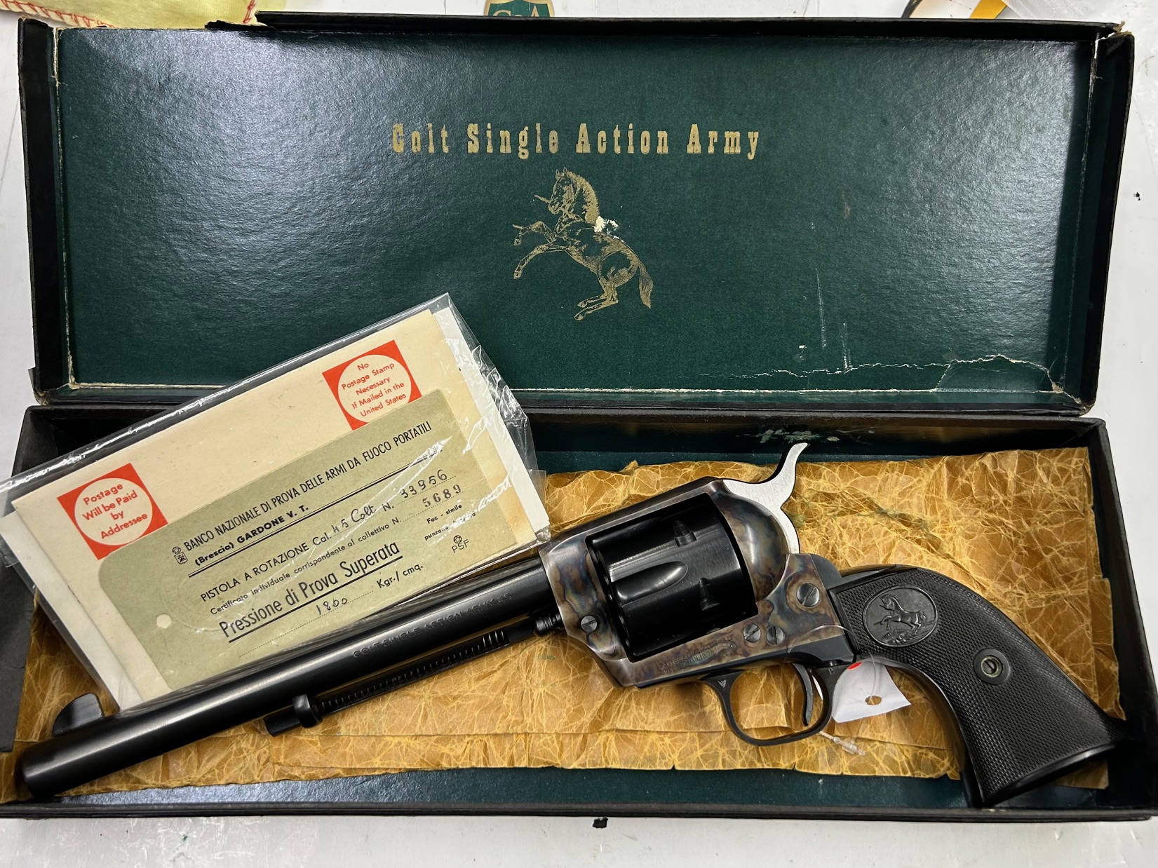 COLT Single Action Army 2nd Gen. ~ 1961 Black Box