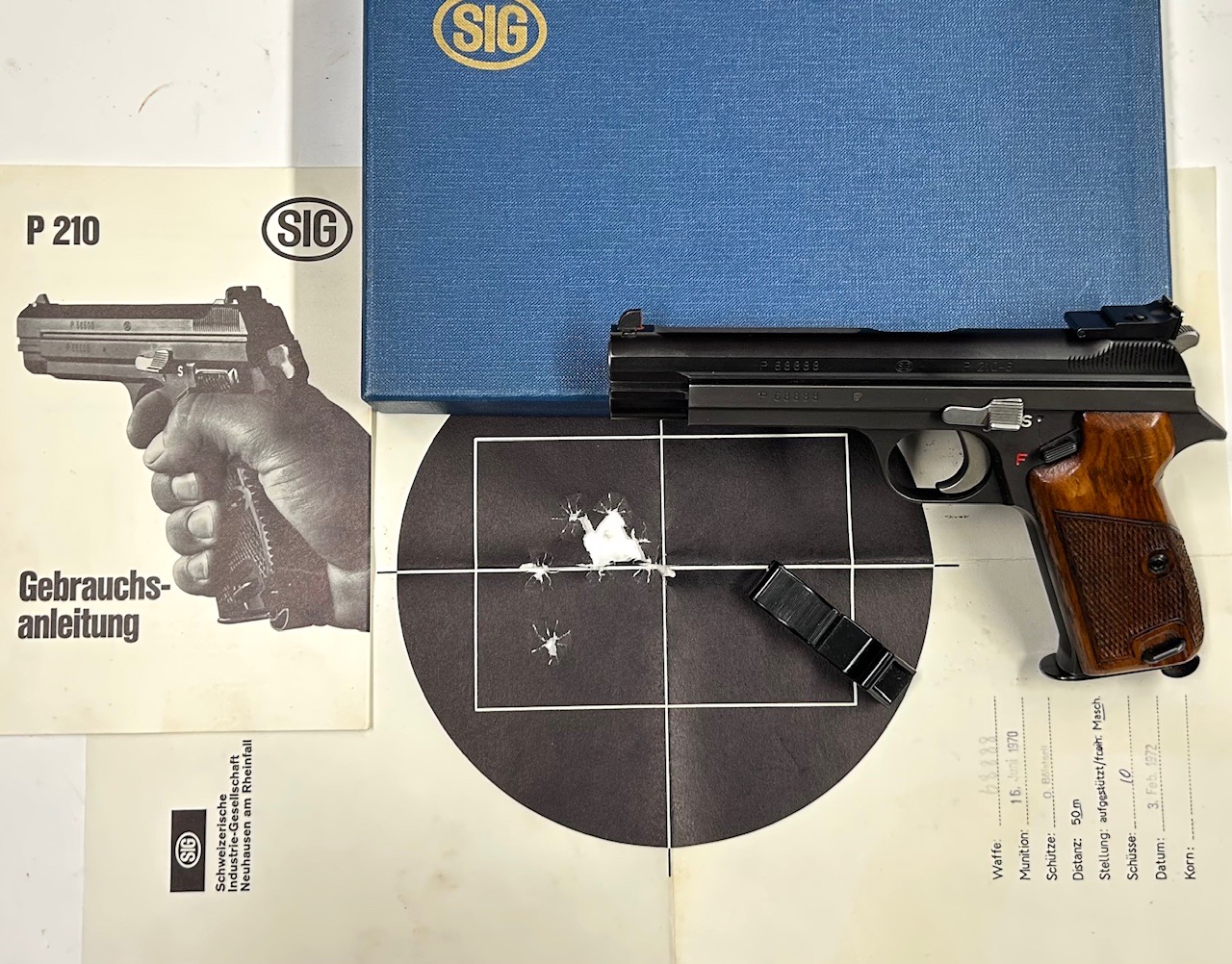 SIG P210-6 ~ 9 mm Para 1972 Full Set - immagine 5
