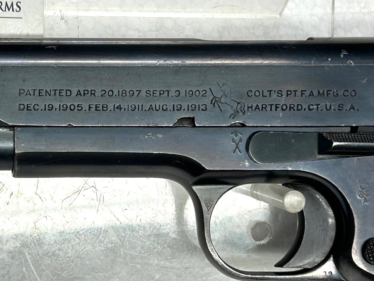 COLT 1911 .455 WEBLEY British Contract - immagine 2