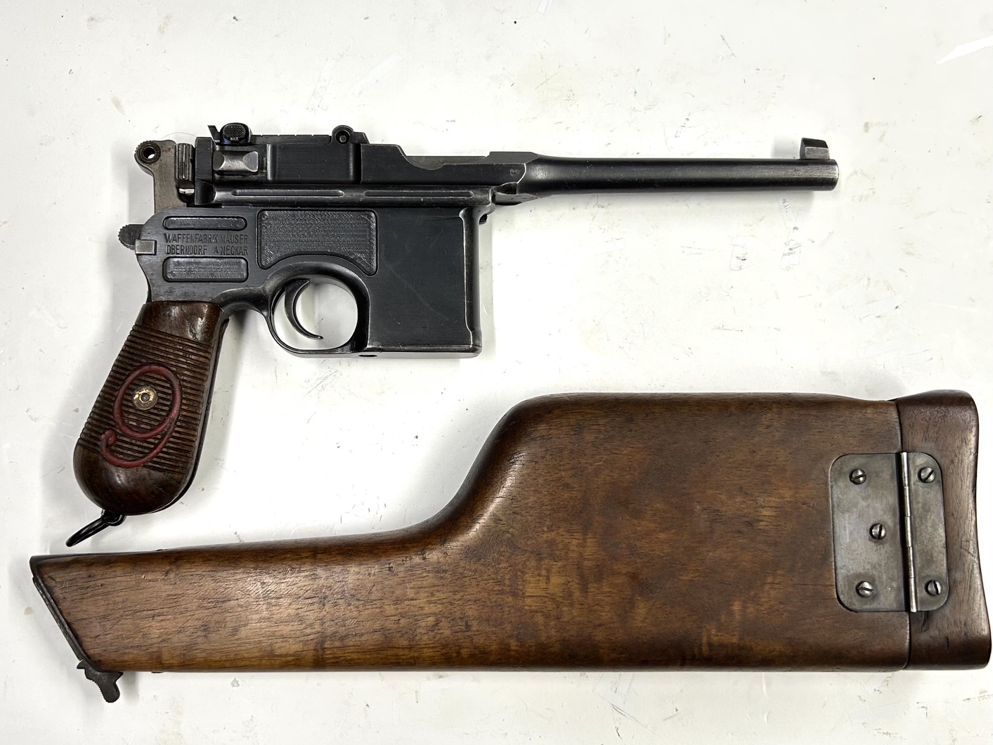 MAUSER C96/1912 “9 Rosso” ~ 9×19 con Calciolo - immagine 6